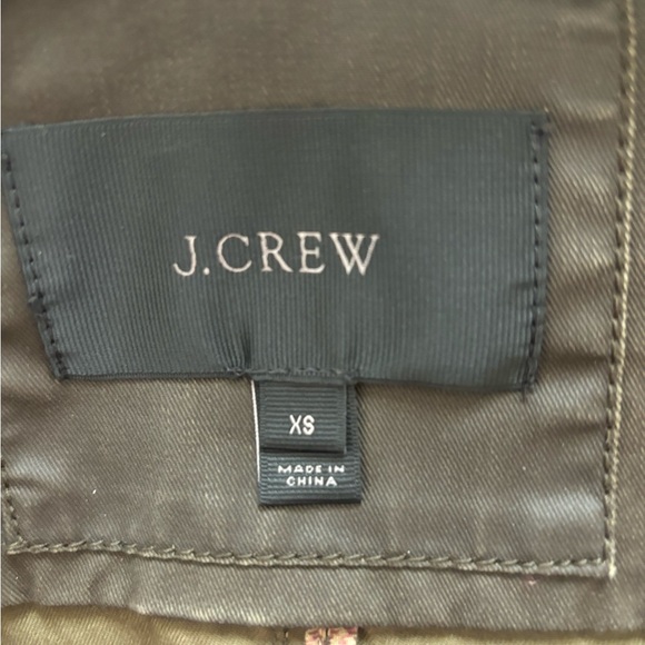 J. Crew The Downtown Field Jacket Military Chore Barn Utility 19034 Green XS - Picture 3 of 4